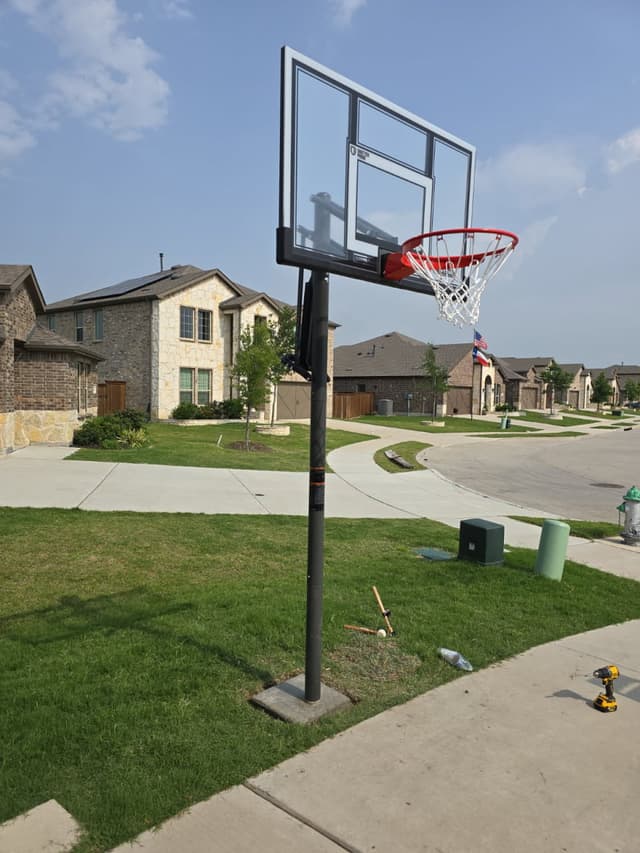 Basketball hoop Installation